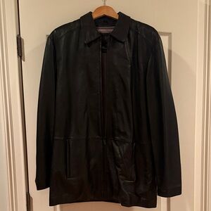 Wilsons Leather Men's Classic Black Jacket
